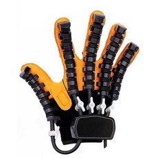 손 재활기구 악력기 손가락 로봇 트레이너 자동 장갑, S주황색충전모델(자동훈련)왼손