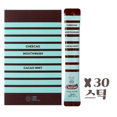[치과개발] 치카오 마일드 치약액 입냄새 개선 97% 일회용 휴대용 무알콜 가글, 30개, 11ml