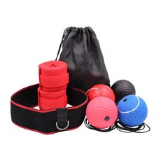 권투 반사 공 머리띠 세트 스포츠 트레이너 Mma 펀치 연습 조절 가능, 다중, PU, 고무, 여러 가지 빛깔의