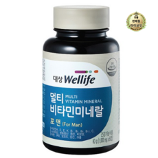 대상웰라이프 멀티비타민미네랄 포맨, 1개, 60g