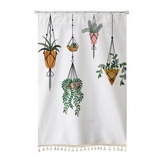 책장 가리개 천 데코 커텐 쪽커튼 선반 침대 가림막 반커튼, 훌라 댄스_70x90cm_슬라이드 레일
