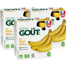 GOOD GOUT 굿 고트 베이비 바나나 퓨레 4개월이상 4개입 3개 85g