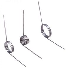 10PCS 작 V 모양의 클립 코일 비틀림 스프링 0.8x8/10/12mm, 1개