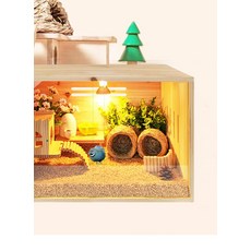 골든 햄스터 케이지 집 하우스 리빙박스, 1개, 19.80x40x40-천창형(8-12마리), 상세페이지 참고