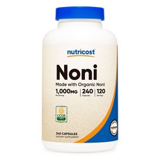 뉴트리코스트 오가닉 노니 1000mg 240캡슐, 240정, 1개