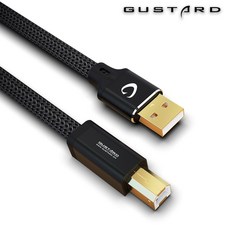 Gustard USB 케이블 No.3 HIFI 디코딩 DAC 데이터 타입 A to, 1.5M, 1개 - gustard