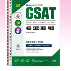 2024 GSAT 4급 전문대졸 채용 - 스프링 제본선택