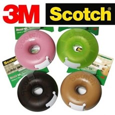 3M 스카치 매직테이프 도넛 12mmx10M 멜론 카라멜 초코 딸기, 3M 매직테이프 도넛 12mmx10M 멜론