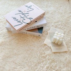 조각카페트 자체제작 장모 롱파일 물세탁 러그카페트 엔젤시리즈 5size3colors, 60×60, 블루그레이