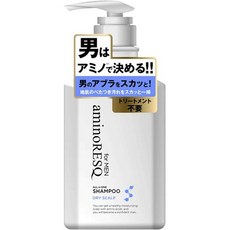 일본직발송 6. AMINORESQ (아미노 구조) AMINO RESQ FOR MEN(아미노 레스큐 포멘) 드라이스 컬프 샴푸 400, One Size, 1개, 400ml