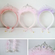 왕관귀걸이머리띠