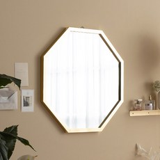 [삼익가구]코비 벽걸이 팔각 거울(소형 중형 대형), 03.대형, 골드