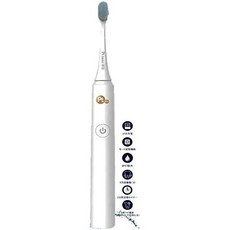 일본직발송 2. 그리스 백금 나노 PTNANO 만모 음파 전동 칫솔 USB 충전 타입 PTN972-W 세트 1 세트 B08PF8, One Size, One Color, 1개