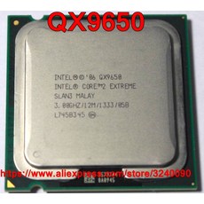 인텔 CPU 코어 2 익스트림 QX9650 프로세서 쿼드 소켓 775 3.00GHz 12M 1333MHz 빠른