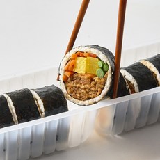 간편한 직장인 점심 저당 맛있는 불고기 김밥 간단조리 직장인 점심 도시락 (냉동), 3개, 220g
