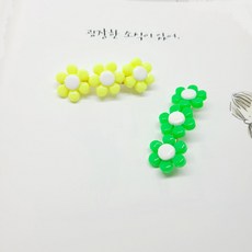 맘 메이드 쁘띠꽃 6cm자동핀 소녀머리핀