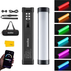 Godox WT25R RGBWW 수중 LED 튜브 라이트 CRI 96+ TLCl CCT 1800K10000K37 FX 모드HSI 36000 색상APP 제어 0~100 디머블 l