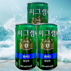 씨그램 미니캔 플레인 190ml 30 can