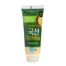풀무원 [소문난] 튜브 다진마늘 (80g) 가정식백반 기사식당 요리레시피, 25개, 80g