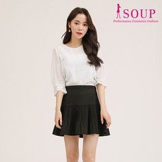 SOUP 체크 요크 프릴 스커트(SU8SR70)