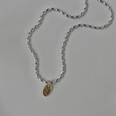 쌀알실버목걸이