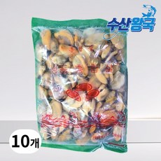 수산왕국 자숙 홍합살 깐홍합 손질홍합살 홍살, 10개