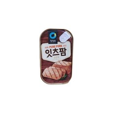 청정원 고기중 돈육 100% 잇츠팜 115g 순돈육 안심뚜껑, 24개