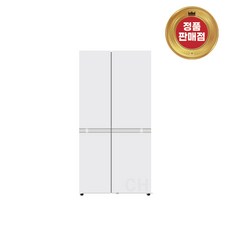 LG전자 디오스 매직스페이스 양문형 냉장고 832L 방문설치, 화이트, S834W30V