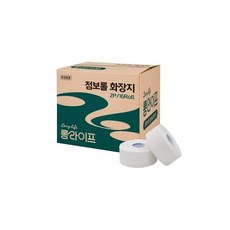 롱라이프 경제적 점보롤 화장지 16롤 200m 업소용 대용량 공중화장실 롤휴지, 16개, 1개