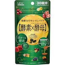 MDC Metabolic Japan직구 엠딕 메타보릭 Yeast x 200종 이상의 식물 Enzyme Cleanse Barrier 60cap 1pack, 사이즈