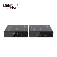 LANstar HDMI2.0 거리 연장기(리피터)/LS-HD70POC/4K UHD 60Hz/POC 기능지원/랜케이블로 최대 70m 전송/HDCP 2.2 지원/HDR 지원