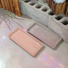 제나스토어화분 이탈리아 토분 직사각 40cm 전용 받침 흙화분 수공예화분 화분대 화분받침 토기화분+jenastore, jenastore◈아레나