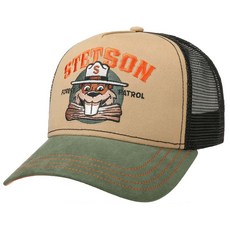 Stetson Forest Patrol Trucker Cap Men Black One Size Stetson Forest Patrol 트럭커 캡 남성 블랙 프리사이즈 - 패트롤캡