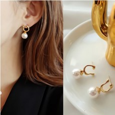 골든듀진주귀걸이