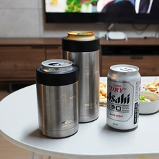 로센트 맥주 캔쿨러 캠핑장 소주 음료수 페트병 보냉병 캔홀더 아이싱기, 16oz 500ml, 1개 - 타툴워터팩