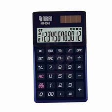 드락 누리안 계산기 70X119X11MM 12자리 박스 50개입 탁상용계산기