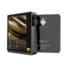 Hidizs AP80 PRO 듀얼 ESS9218P 블루투스 휴대용 음악 플레이어 MP3 USB DAC 고해상도 오디오 DSD64 / 128, 01 balck