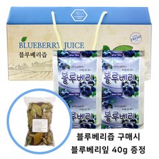 [영글어농장] 국내산 무첨가 블루베리즙 80mlX30 NFC착즙공법, 30포, 80ml