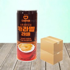 디앤카페 카라멜라떼 240ml x 60캔 디카페 커피음료, 선택옵션, 단일