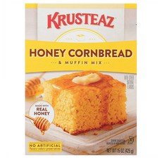 Krusteaz 허니 콘 브레드 머핀 믹스 3팩 425g Krusteaz Cornbread and Muffin Mix Honey 15-Ounces, 3개