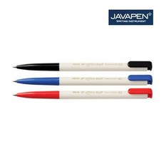 자바 오피스볼펜 0.7mm 12개입 필기구 펜, 흑색