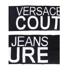 베르사체 남자 스카프 선물 JEANS COUTURE Mens Black Wool EBGUAH2050320L01