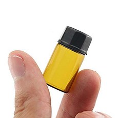 NMT 24PCS 1ml 2ml 3ml 빈 리필 가능 앰버 화이트 유리 샘플 에센셜 오일 병 향수 에센스 병 컨테이너 [3 ml- Amber] - P098106XZ3XMTV2, 3 ml- Amber