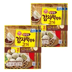 (냉동)[오뚜기]맛있는 감자떡만두고기600gx4, 600g