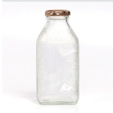 델몬트 쥬스 사각 유리병 골드, 500ml, 6개