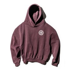 펀치드렁크파티즈 Garment Dyed Hoodie (와인)