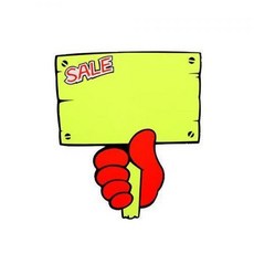 쇼카드 푯말손 SALE [4035]/쇼카드/전시홍보/메뉴판/상품안내/안내판/안내
