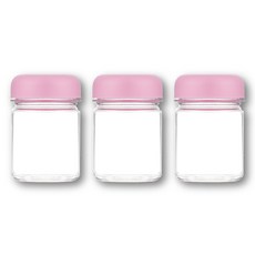 위드 국산 미니 트라이탄 무지 물병 마이보틀, 3개, 180ml, 핑크