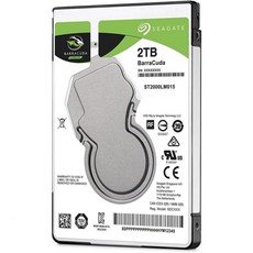 씨게이트 2.5인치. 바라쿠다 2TB 5400RPM SATA 6.0GB 128MB 하드 드라이브 - 시게이트바라쿠다