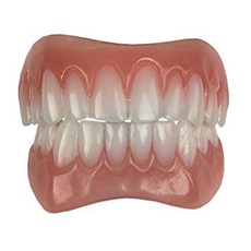 Instant Smile Comfort Fit Flex Teeth - Upper and Lower Matching Set Bright White Shade! Fix Your Sm, 1